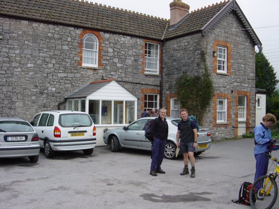 At the youth hostel, ready for the off!