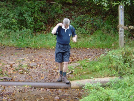 Pat negotiating a ford