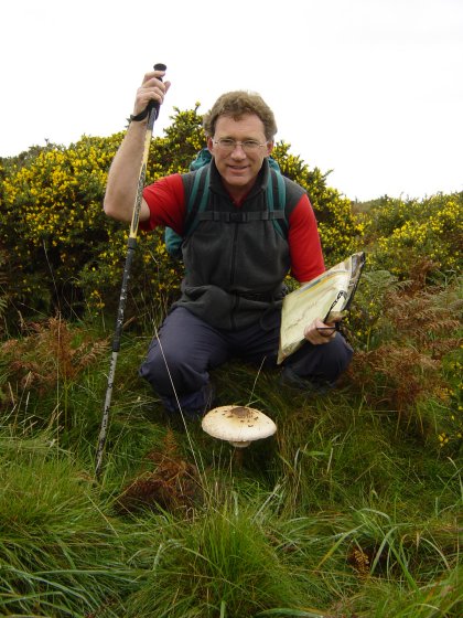 No! Graham has'nt shrunk. The toadstool really was this big.