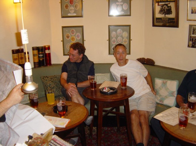 Graham & John. W. having a jar