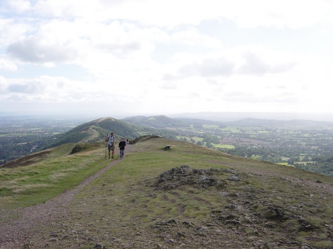 Malvern hills from the beacon