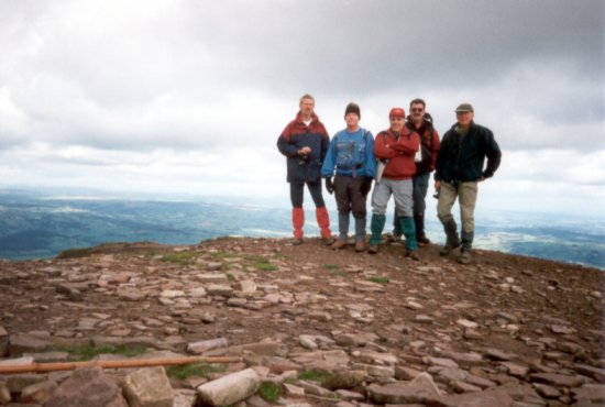 Pen-y-Fan summit.