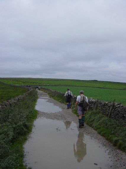 About an hour into the Hope challenge for Dick 1, Dick 2 & Steve taking the picture of course.