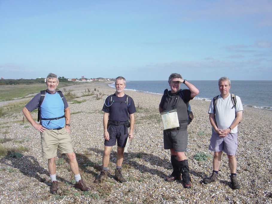 The braceing sea air, somewhere between Aldburgh & Thorpness.