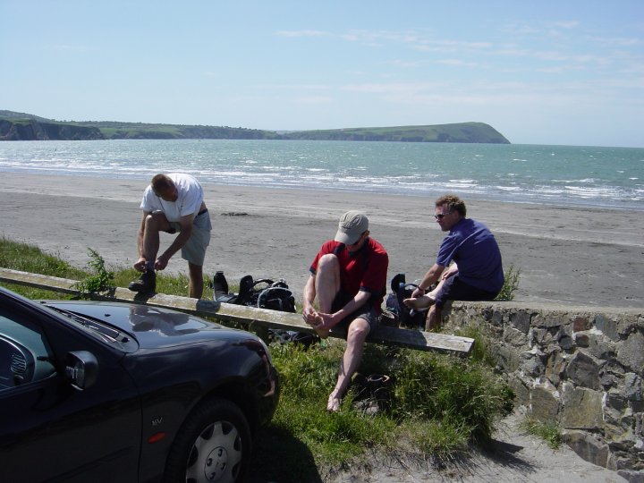 And no one with a knotted hanky