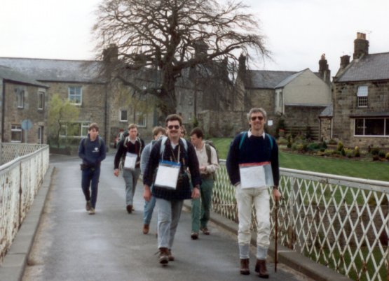 Crossing R. North Tyne, Wark.