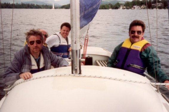 Sailing on Windermere.