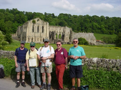 Oh dear definately no walking stick John (Brian & Roland look like they are going to lynch the camera man).